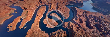 Mini Traper - Jezioro Powell, Utah-Arizona /  www.airpano.com