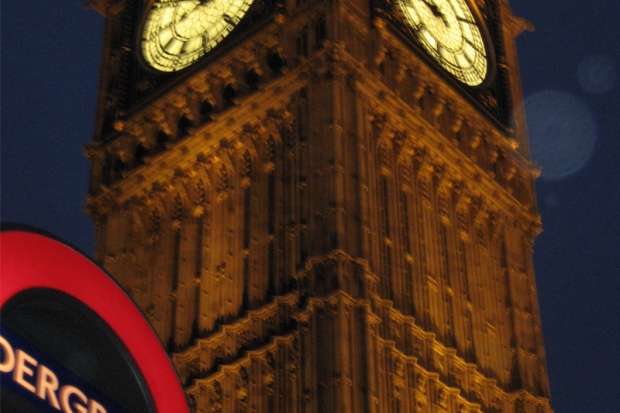 Londyński Underground + zegar Big Ben